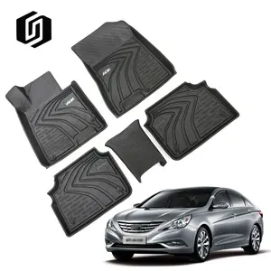 อุปกรณ์เสริมสำหรับรถมือซ้ายและมือขวา,แผ่นปูพื้นรถแบบไดรฟ์ผ้าคลุมพรมสำหรับ Hyundai Sonata มีคุณภาพดี