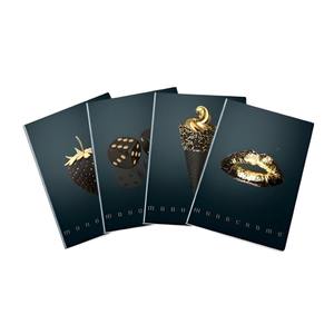 PIGNA - CUADERNO MAXI MONOCROMÁTICO DORADO A4 38 HOJAS CUADRICULADAS SURTIDAS - Product Image 1