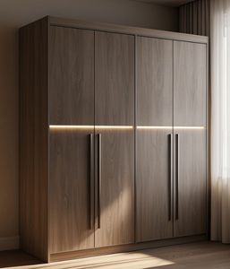 Armoire suspendue, armoire de rangement pour chambre à coucher, meuble simple pour la maison, moderne, 1 ensemble - Product Image 2