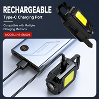 Lampe de camping multifonctionnelle portable en alliage d'aluminium avec LED COB, étanche IP44 et rechargeable