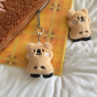 Cadeau personnalisé, porte-clés peluche Kawaii, sac à dos pendentif, peluche fourrure de koala coréen, porte-clés pendentif mignon
