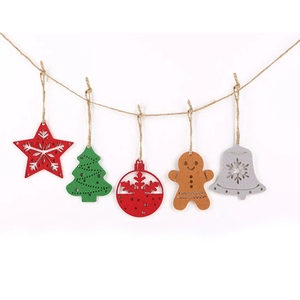 Nuevo Adorno Navideño de Fieltro con Forma de Hombre de Jengibre, Creativo, para Árbol de Navidad, Copo de Nieve, Decoración Colgante de Tela No Tejida - Product Image 4
