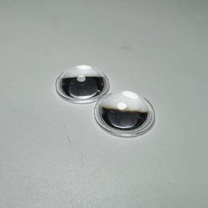 Flat Convex Lens Glass <b>Plastic</b> PMMA <b>Edge</b> No-<b>edge</b> Plano Convex Len - Product Image 1