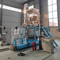 Mini extrudeuse d'aliments pour crevettes de type humide pour poissons, maïs, son de soja, fécule de maïs, machine d'extrusion de soja