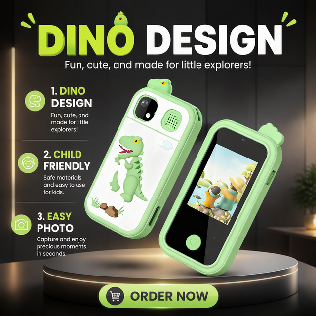 Mini Cute 2026 Hot Kids Gift Electronic Electric Toy Mobile Smart Cell Phone Smartphone With Camera for Kid Child Children