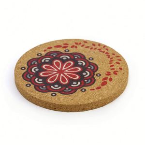 Sous-verres personnalisés avec logo imprimé, base en liège, absorbants, sublimation, lot de sous-verres pas cher - Product Image 3