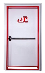 Tek kapı için dokunmatik çubuk çelik malzeme çift kapı travers panik çıkış cihazı - Product Image 6