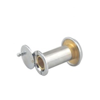 Mini caméra de surveillance sans fil avec capteur CMOS 1/4 pouce, vision nocturne couleur, pour œil de porte moderne en laiton