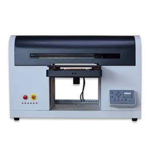 Impresora digital plana a3 uv, con impresión de cuero y botella cilíndrica