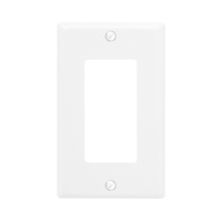 USLINSKY PROMOTION EXCEPTIONNELLE Boîtier d'interrupteur double en plastique certifié ETL & CETL, taille standard 1-gang, 4.57x2.76, IP45, installation facile WDG-01