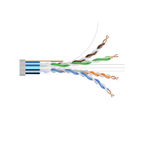 Cable Ethernet para Exteriores HKN 23AWG 0.58mm, Cobre Puro, Revestimiento de PVC, FTP CAT6 STP, 305m, CAT6, Pares Trenzados, 8 Núcleos