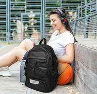 Sac à dos de basketball personnalisé, sac de sport pour l'entraînement, accessoires de basketball avec compartiment pour chaussures