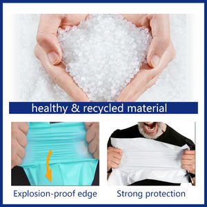 Bolsa de Correo de PE Reciclable con Diseño Personalizado, Bolsa de Envío Compostable para Ropa con Asa, Bolsa de Poliéster con Asa y Logotipo Personalizado - Product Image 4