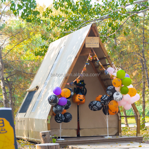 Outdoor Wedding <span class=keywords><strong>Canopy</strong></span> Tendas Evento Ute Gazebo Container Shelter com Triângulo Shade Sail <span class=keywords><strong>Canvas</strong></span> Tecido para Glamping - Product Image 2