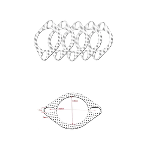 Sıcak satış yüksek kalite otomatik susturucu egzoz paslanmaz çelik conta/halka için araba için - Product Image 3