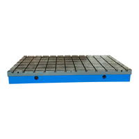 Plateforme de sol en fonte à grille perforée, Niveaux 1, 2, 3, Placimétrie optimisée, Capacité de charge élevée, Pas de grille personnalisable pour montage sur banc d'essai
