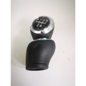 Pommeau de levier de vitesse en cuir, Transmission manuelle à 5 vitesses, pour Chevrolet Aveo Volkswagen Golf Magotan Passat - Product Image 4