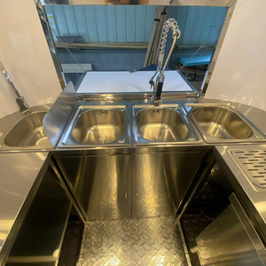 Remorque alimentaire compacte entièrement équipée en acier inoxydable, remorque <span class=keywords><strong>de</strong></span> vente <span class=keywords><strong>de</strong></span> collations, boissons, chips, restauration, gain <span class=keywords><strong>de</strong></span> <span class=keywords><strong>place</strong></span> - Product Image 4