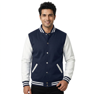 Vestes universitaires en laine de qualité supérieure pour hommes en promotion – Design personnalisé avec col montant et options de lettres personnalisées - Product Image 1