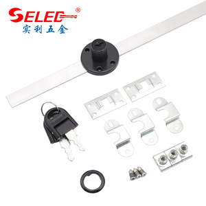 Selec Furniture <b>Drawer</b> Lock 108mm Triple Action For <b>Filing</b> Cabinets And Countertops Side Mount - Product Image 1