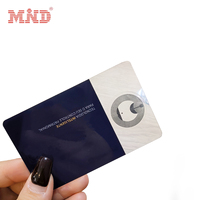 Werkseitig angepasste OEM 13,56 MHz NFC-Chip Transparente Visitenkarte NFC-PVC-Karte Digitaldruck Graviertes Logo Qr-Code