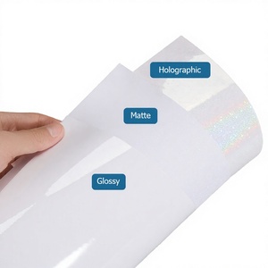 Yalan LBM01 A4 Holographic Cold Lamination Film Self Adhesive PVC Transfer <b>Paper</b> Waterproof Matte Photo <b>Vinyl</b> Sticker Sheets/ - Product Image 4