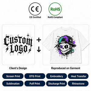 Set Due Pezzi Estivo da <span class=keywords><strong>Uomo</strong></span> Y2K in Cotone 100% di Alta Qualità, Personalizzabile, Tinta Unita, Manica Corta, Stile Gotico, Ecologico e Traspirante - Product Image 3