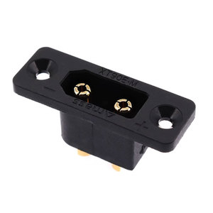 Amass XT90E-M Male <b>Plug</b> with Mounting Hole Gold-Plated High Current Connector for RC/Drone Battery Packs (Battery Side) - Product Image 3