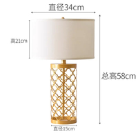 Lampu Meja Keramik Minimalis Gaya Farmhouse LED Sederhana untuk Kamar Tidur, Lampu Dekoratif Pusat Pernikahan, Grosir