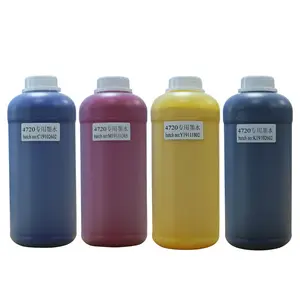 CMYK 4 색 인쇄 물 잉크에 대한 1000ML 4720 헤드 수성 염료 잉크