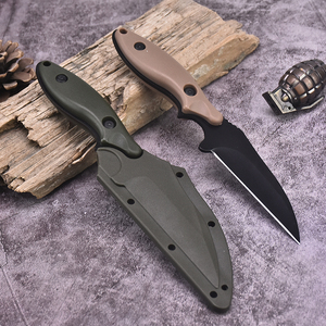 Açık yardımcı avcılık mutfak savaş bıçaklar paslanmaz çelik bıçaklar Push Button tarzı dayanıklı cep bıçaklar OEM özelleştirilebilir - Product Image 6