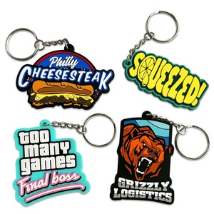 Pvc Rubber Keychains Key Ring Custom Personalise Key Chain OEM ODM Rubber Cute Keyring