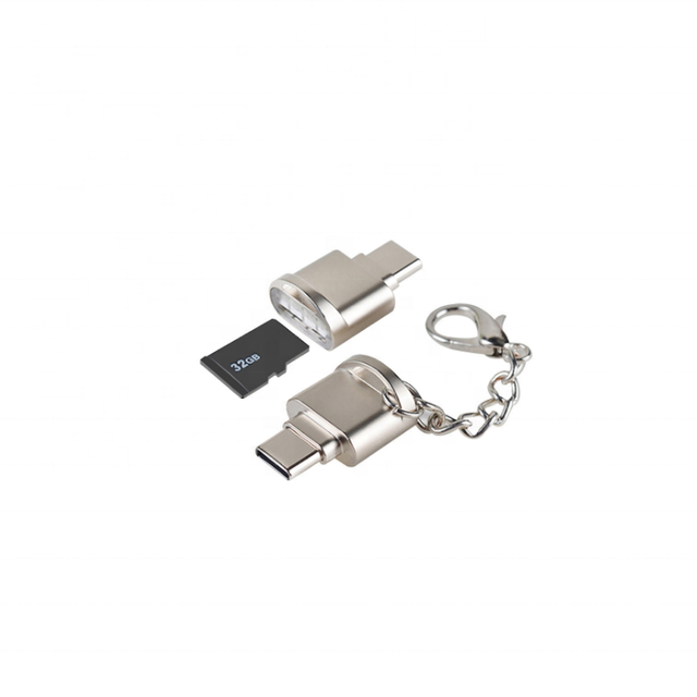 Portable Mini Type C SD USB Sim Card Reader for USB C Smartphone