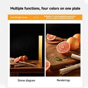 A3 3-Fold Argent <span class=keywords><strong>Noir</strong></span> <span class=keywords><strong>Blanc</strong></span> <span class=keywords><strong>Pliable</strong></span> Réflecteur Shooting Fill Light Board Photo Props pour <span class=keywords><strong>Studio</strong></span> Photographie <span class=keywords><strong>Fond</strong></span> - Product Image 4