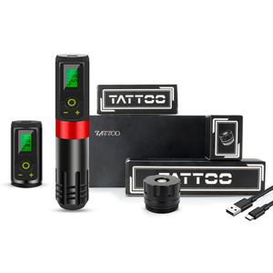 Máquina de Tatuaje Rotativa Inalámbrica Recargable de 2000 mAh con Doble Batería, Pluma de Tatuaje Profesional para Uso Artístico Corporal - Product Image 2