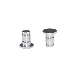 Rivets à tête plate en acier au carbone galvanisé OEM pour sièges automobiles et fenêtres de ventilation - Product Image 1
