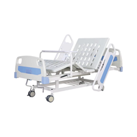 Meubles de lit d'hôpital médical de haute qualité LC-S200 roulettes manuelles à double fonction de lit d'hôpital lit d'hôpital manuel à deux fonctions