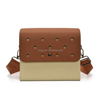 Nuevo Bolso de Playa Impermeable de EVA para Mujer, de Hombro Único, a la Moda, Resistente a Golpes, Ligero, con Botón, DIY, Transfronterizo