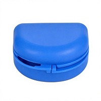 Boîte à prothèses dentaires portable ventilée de qualité alimentaire avec logo personnalisé pour appareils dentaires invisibles et aligneurs, idéale pour les voyages