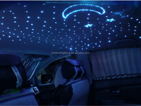 Lumière d'étoile de plafond de voiture en fibre optique PMMA LED 12VDC RGB à faire soi-même pour la décoration