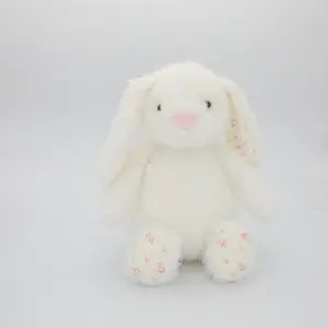 wholesale custom supplier design stuffed animal plush toy for kids lop eared rabbit