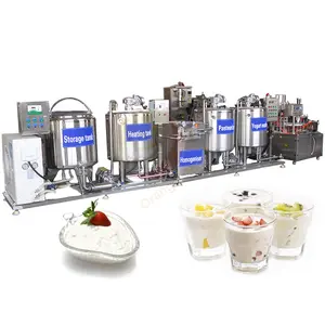 Uth Milk Pasteurizer Pasteurizadora De Leche Industrial Tofu Cheese Make Machine Slow Mini Yogurt Production Line