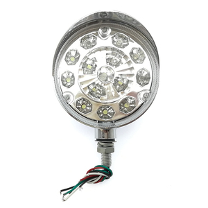 Đuôi Sau Phanh Dừng Đánh Dấu Đèn Báo Xe Tải Trailer LED Vòng Phản Xạ Đèn Trắng 12V 24V - Product Image 3