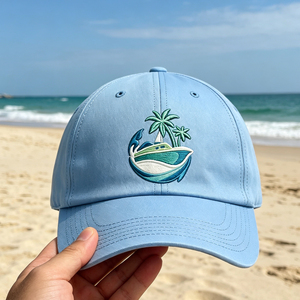 หมวกเบสบอลปักลายทรอปิคอลแบบปรับได้ น้ำหนักเบา ระบายอากาศดี หมวกกันแดด 6 แผง สำหรับผู้ชาย ผู้หญิง เหมาะสำหรับชายหาด กอล์ฟ วิ่ง และกิจกรรมกลางแจ้ง - Product Image 6