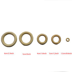 Personnalisation en gros <span class=keywords><strong>de</strong></span> haute qualité 15mm/30mm/40mm/50mm/60mm anneaux en <span class=keywords><strong>bois</strong></span> pour la fabrication <span class=keywords><strong>de</strong></span> bijoux bague pendentif et connecteurs - Product Image 6