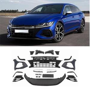 <b>For</b> Volkswagen Arteon R 2019+ <b>Car</b> Rear Front Bumper Spoiler Lip <b>Diffuser</b> Modification Side Skirt Lip Spoiler Extension <b>Diffuser</b> - Product Image 2