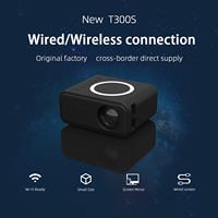 Projecteur TV WiFi sans fil Yinzam T300S moins cher pour smartphones, projecteurs 1080p 1000 Lumens, vidéoprojecteur idéal pour le dropshipping