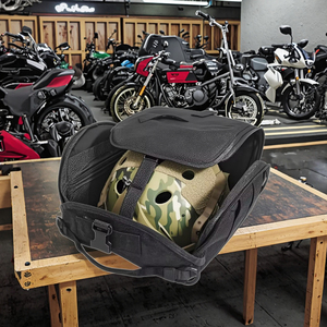 Sac de casque Sac de rangement rembourré Molle multi-usages pour sac de casque de moto <span class=keywords><strong>Airsoft</strong></span> - Product Image 1