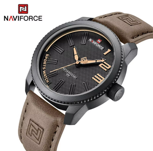 <span class=keywords><strong>Montres</strong></span> à la mode pour hommes avec bracelet en cuir à quartz Cadran en alliage <span class=keywords><strong>de</strong></span> 48mm Bande <span class=keywords><strong>de</strong></span> 22mm Liquidation résistante à l'eau Prix bas - Product Image 3