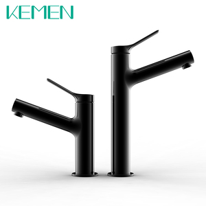Robinet de lavabo de salle de bain haut de gamme KEMEN, à trou unique, en acier inoxydable 304, robinet de lavabo en acier inoxydable 316, robinet mélangeur - Product Image 5